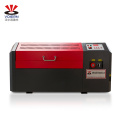 Small desktop cheap rubber stamp making machine/stamp maker laser ingraver cutter 40/50w 3020/4040 Ruida offline/M2 controller